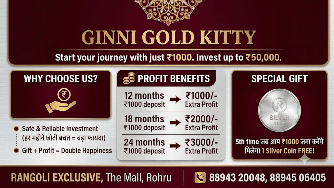Ginni Gold Kitty Plan